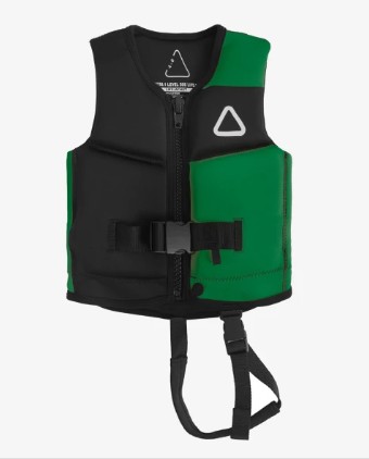 2027 FOLLOW CORP INFANT VEST - BLACK/GREEN