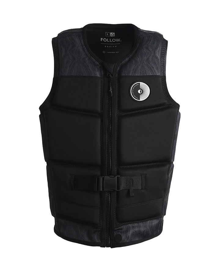 FOLLOW RARITY MENS VEST - BLACK