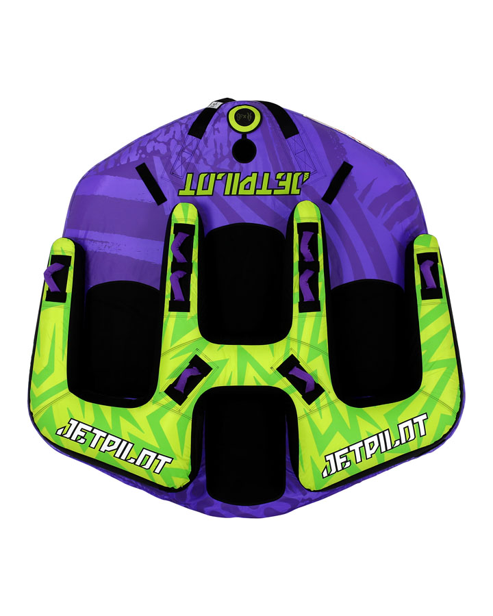 JETPILOT FREERIDE 4 TOWABLE SKI TUBE - PPL/LIME